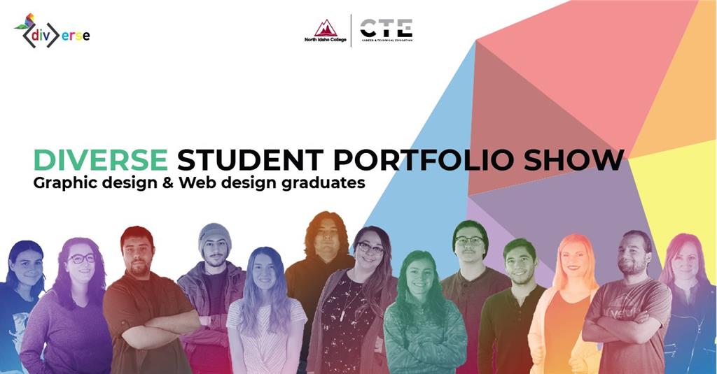 Diverse Student Portfolio Show flyer