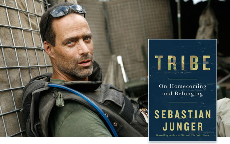 Tribe book cover with author photo
